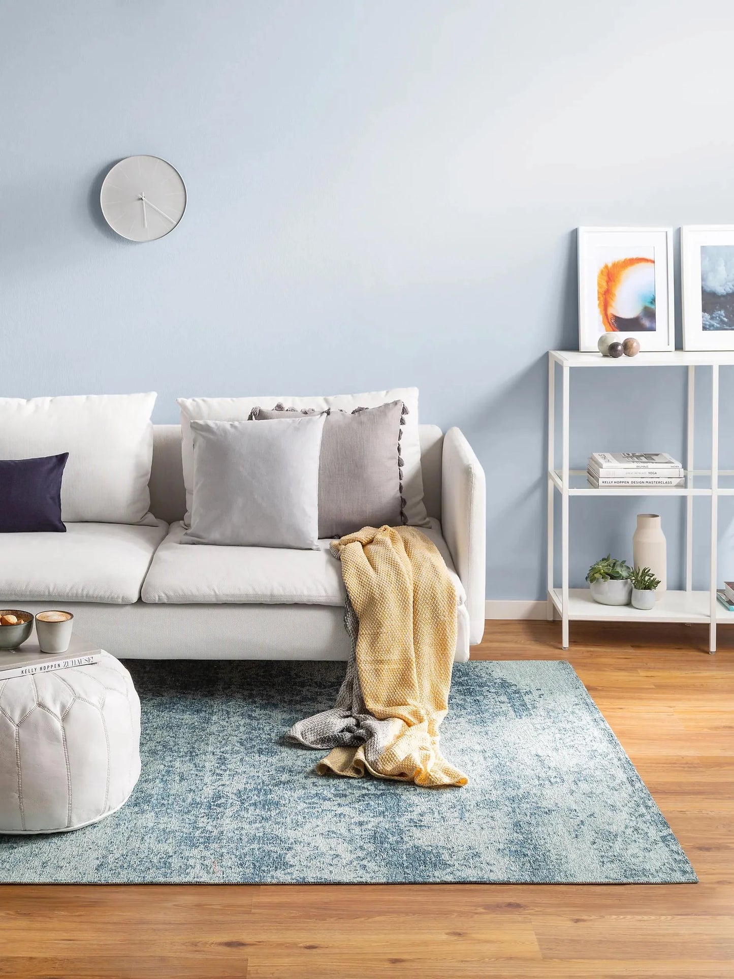 Covor țesătură plată Tosca Blue 