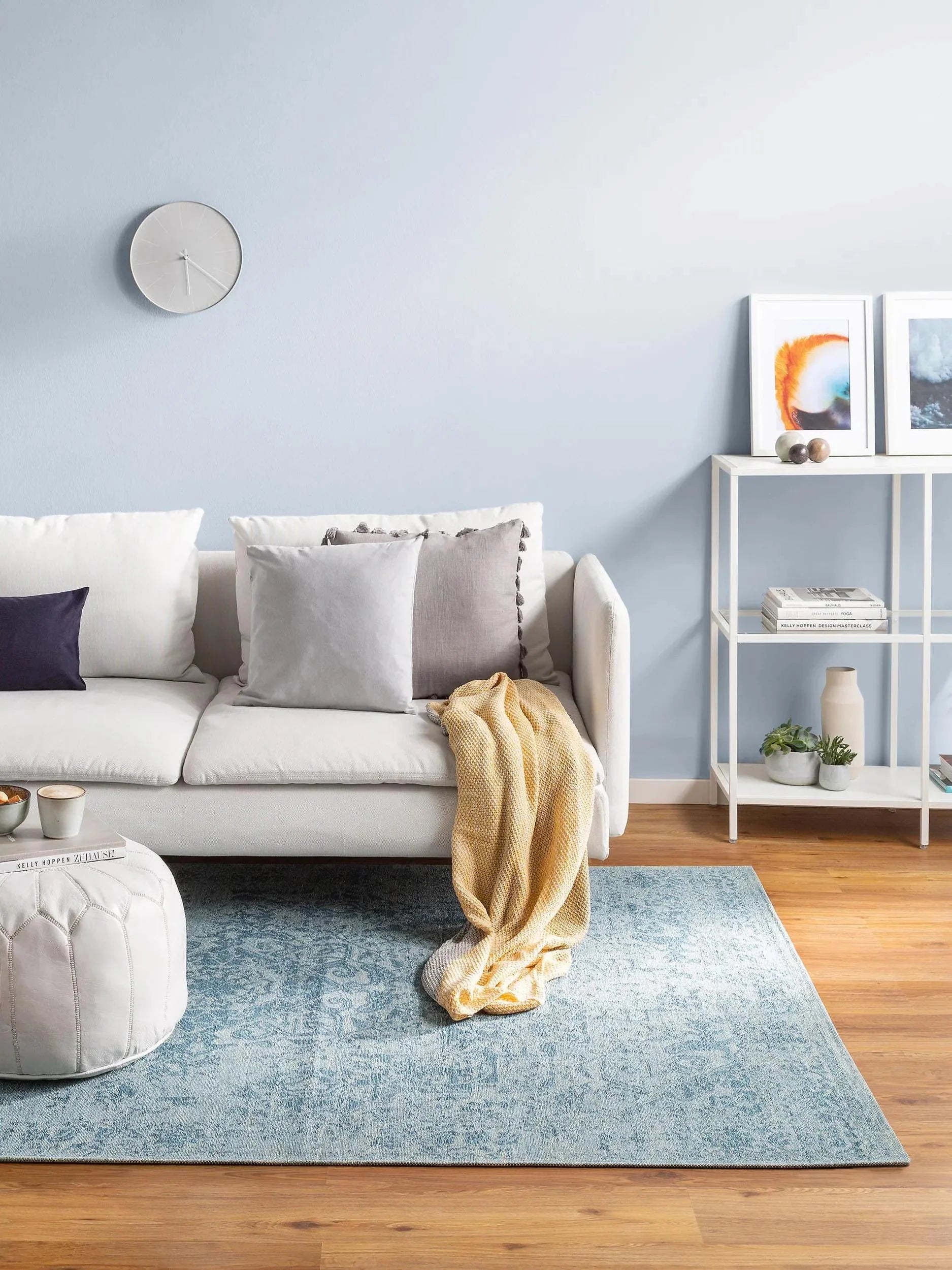 Covor țesătură plată Tosca Blue
