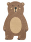 Covor pentru copii Urs Brown