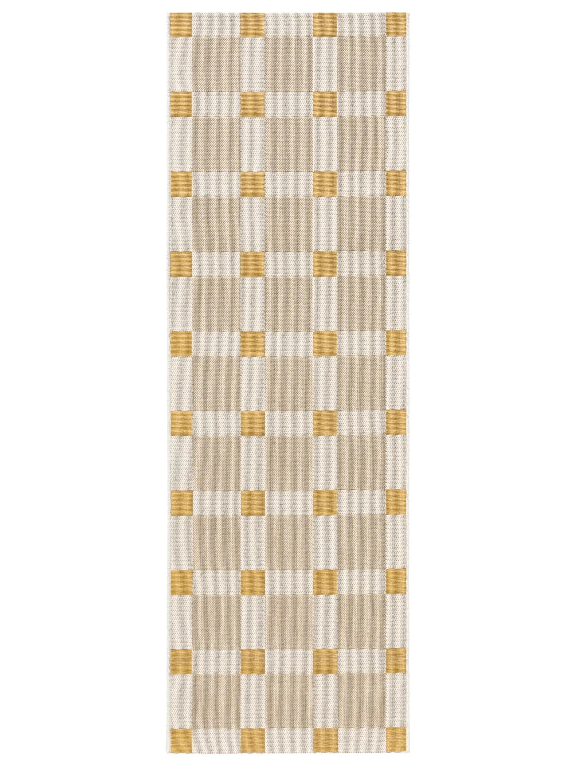 Covoraș îngust/preș - interior/exterior Vega Beige/Yellow 