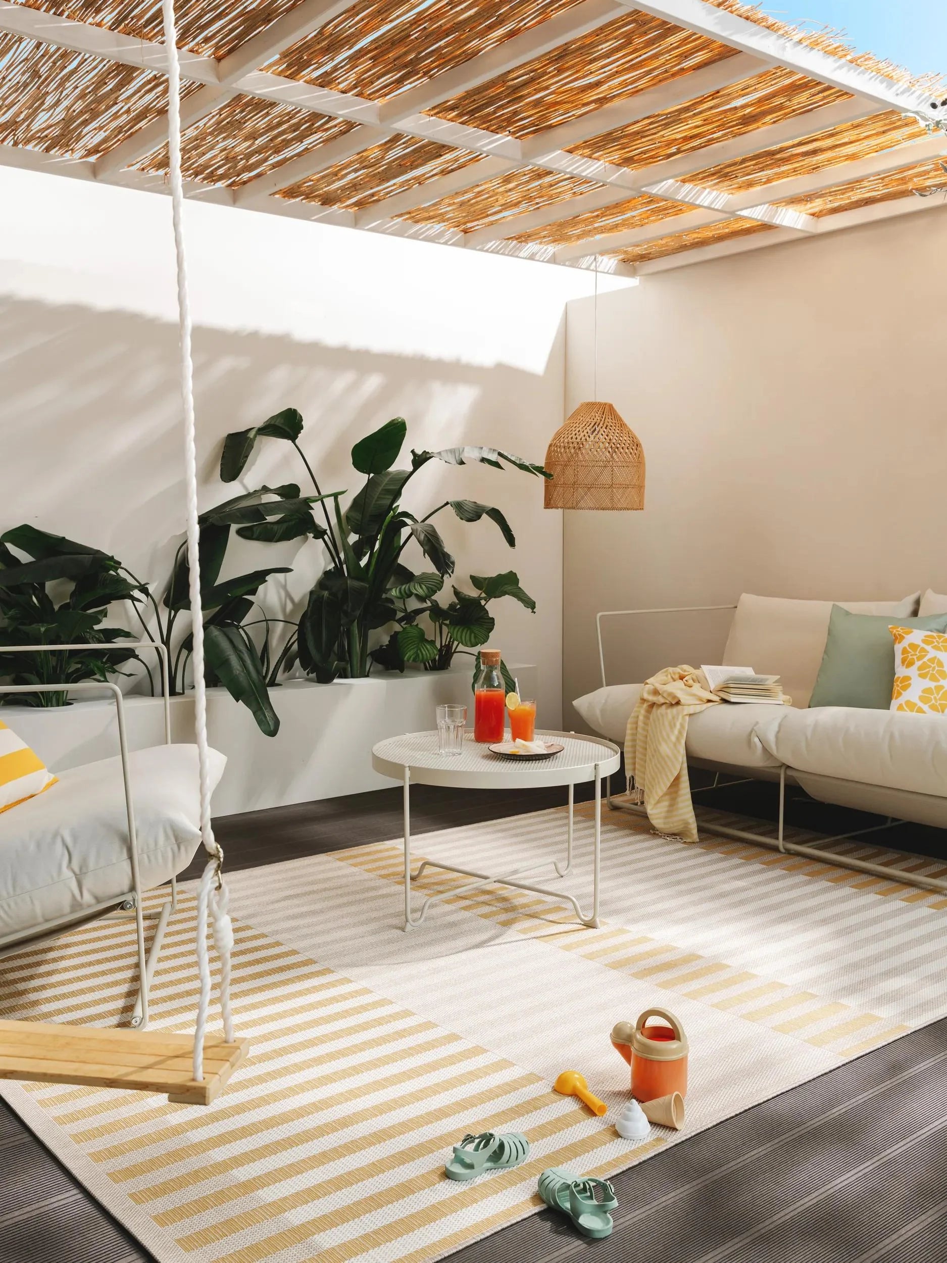 Covor interior/exterior Vega Beige/Yellow