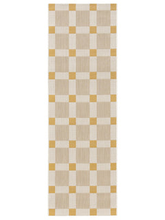 Covoraș îngust/preș - interior/exterior Vega Beige/Yellow