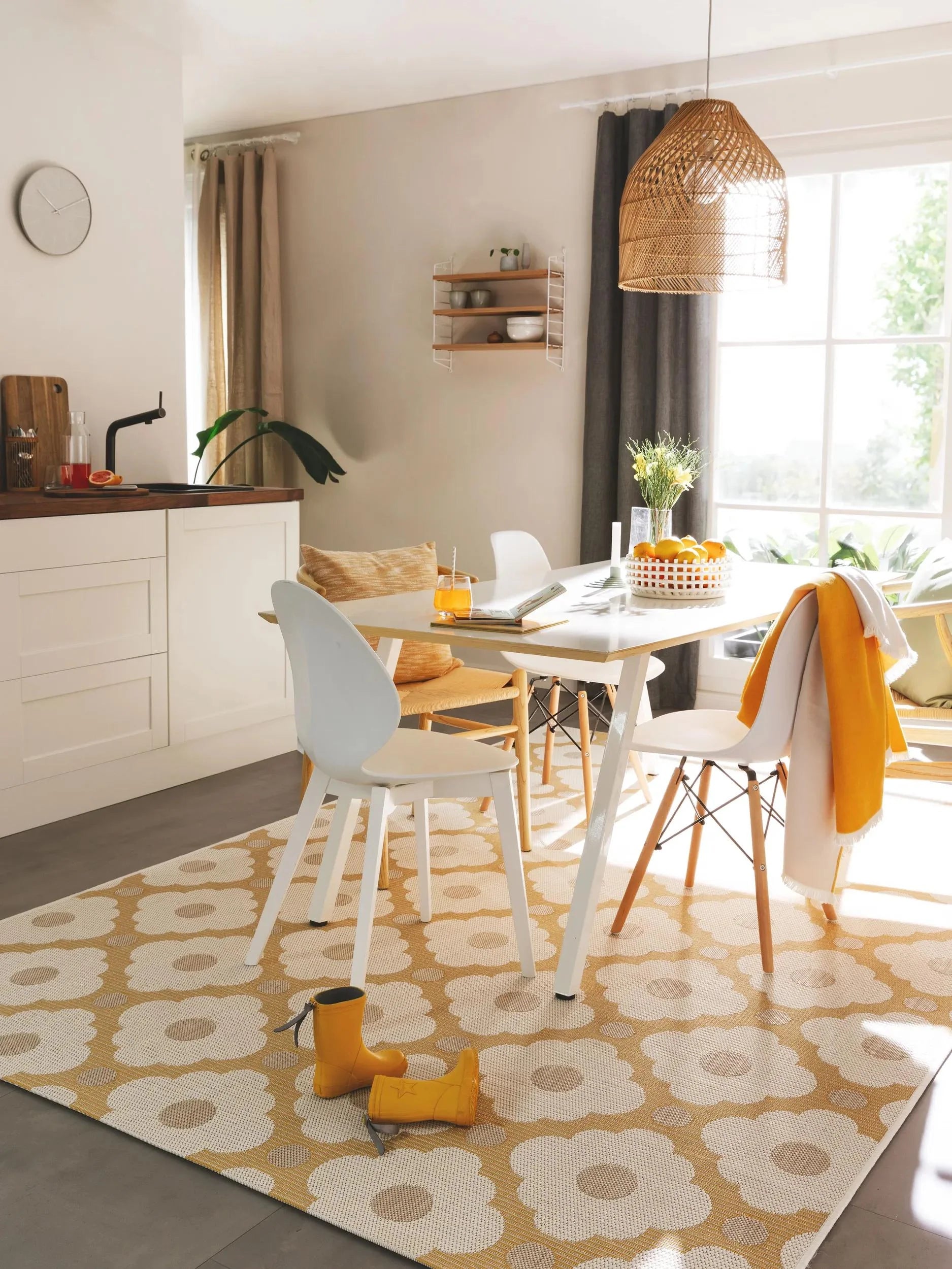 Covor interior/exterior Vega Beige/Yellow