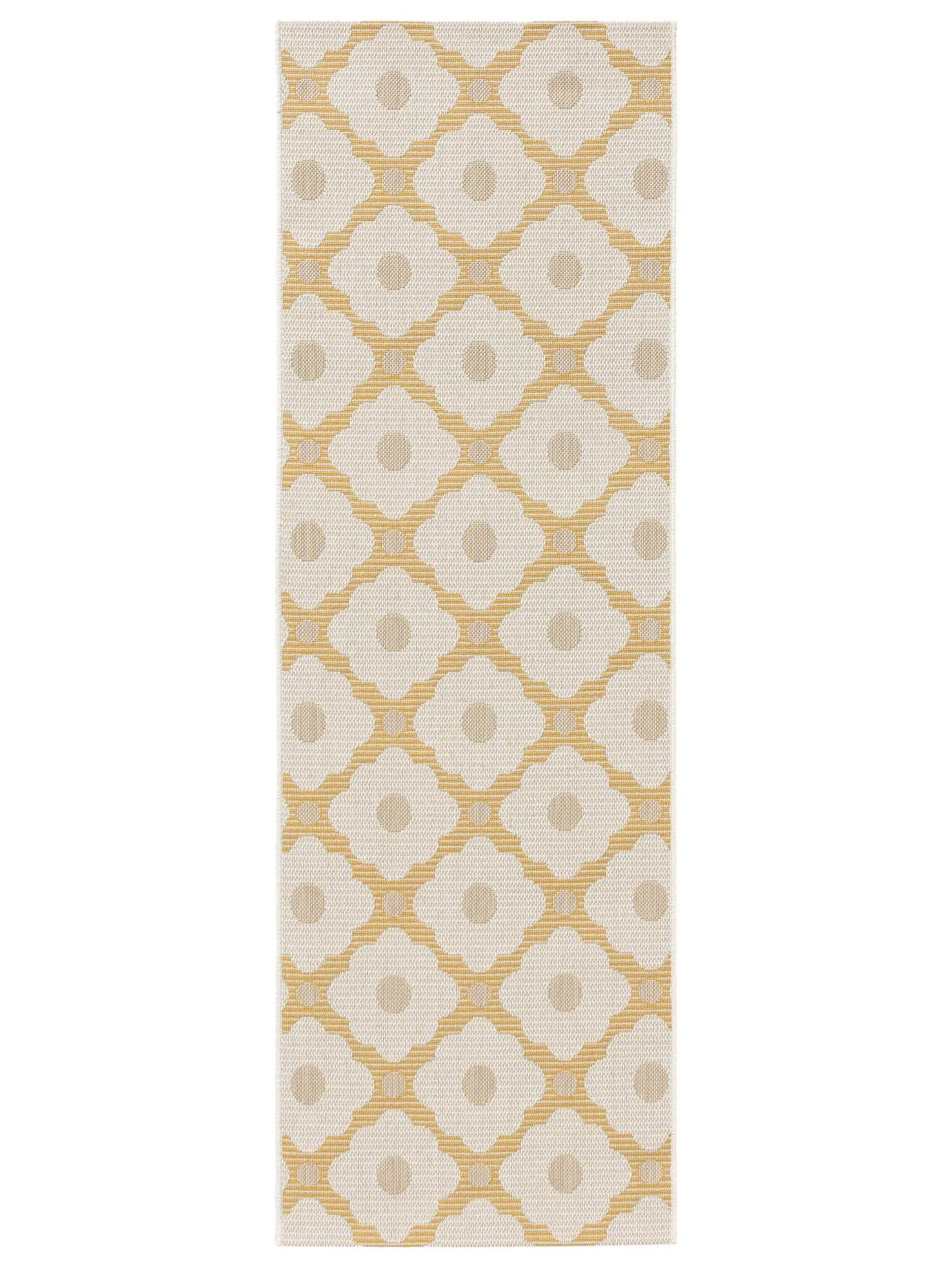 Covoraș îngust/preș - interior/exterior Vega Beige/Yellow 