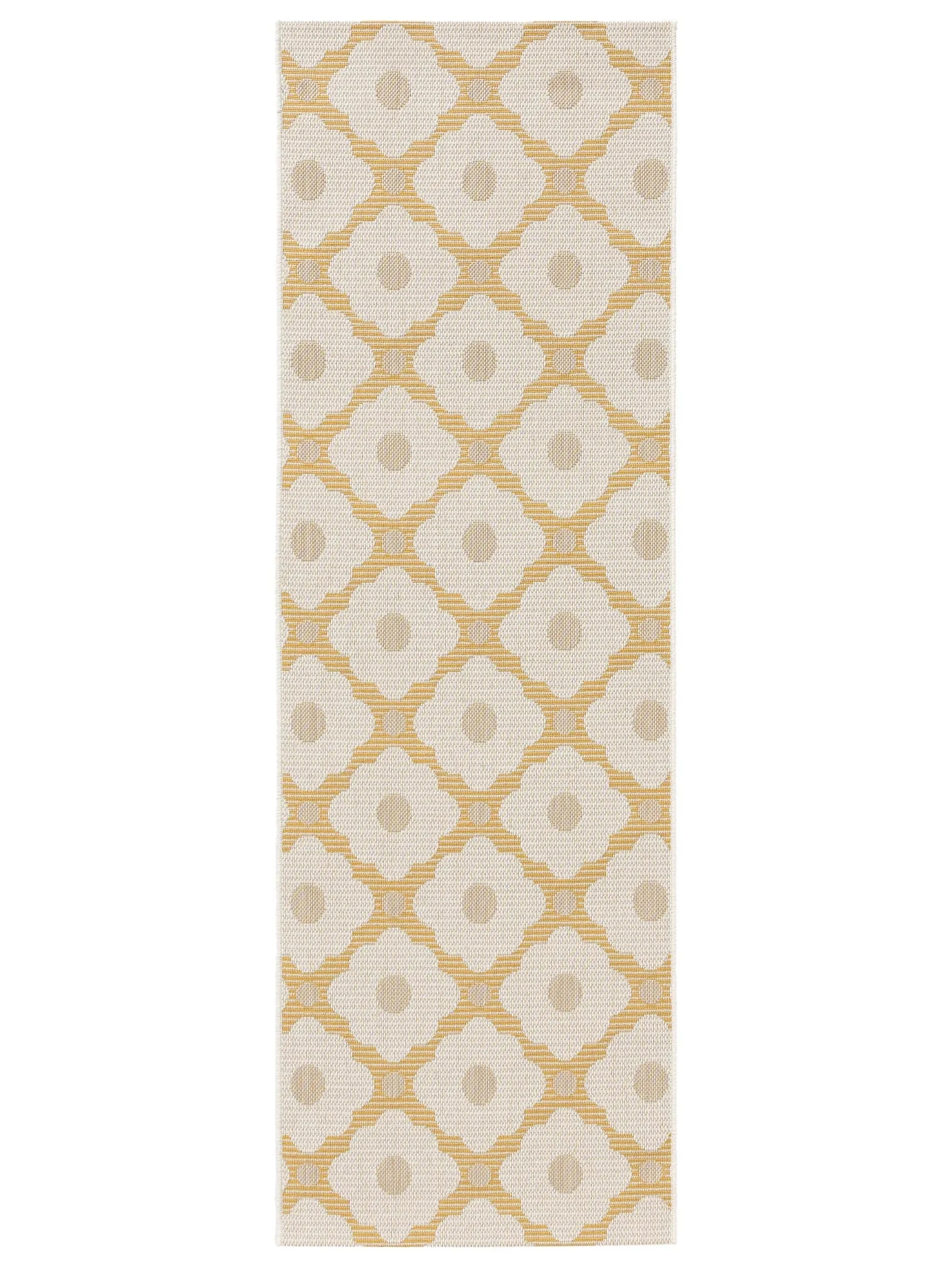 Covoraș îngust/preș - interior/exterior Vega Beige/Yellow 