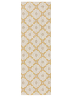 Covoraș îngust/preș - interior/exterior Vega Beige/Yellow