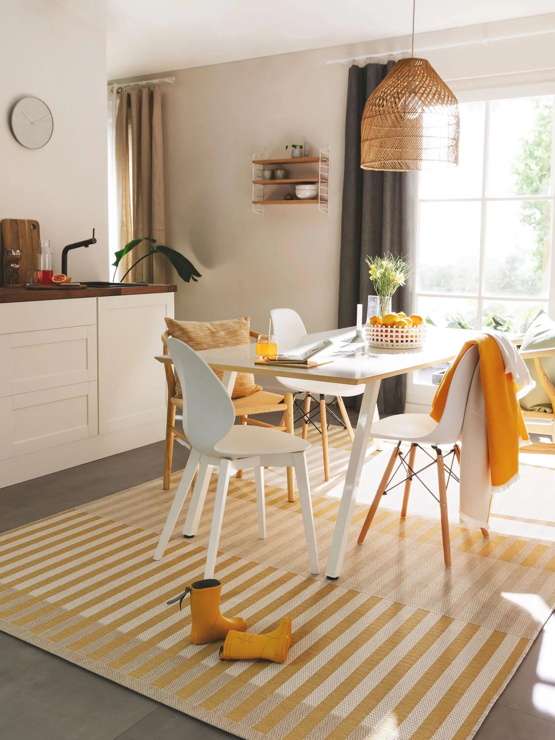 Covor interior/exterior Vega Beige/Yellow