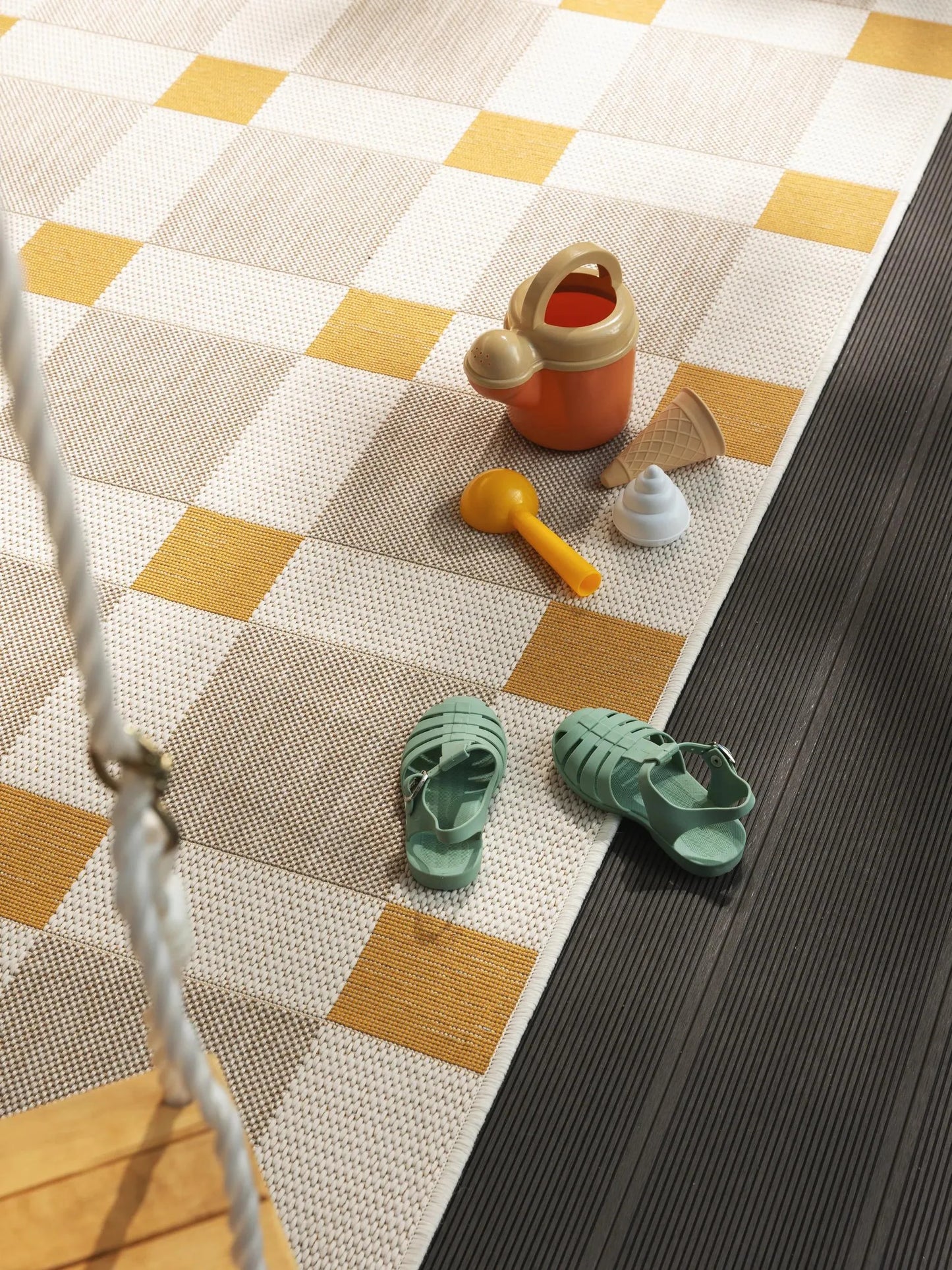 Covor interior/exterior Vega Beige/Yellow