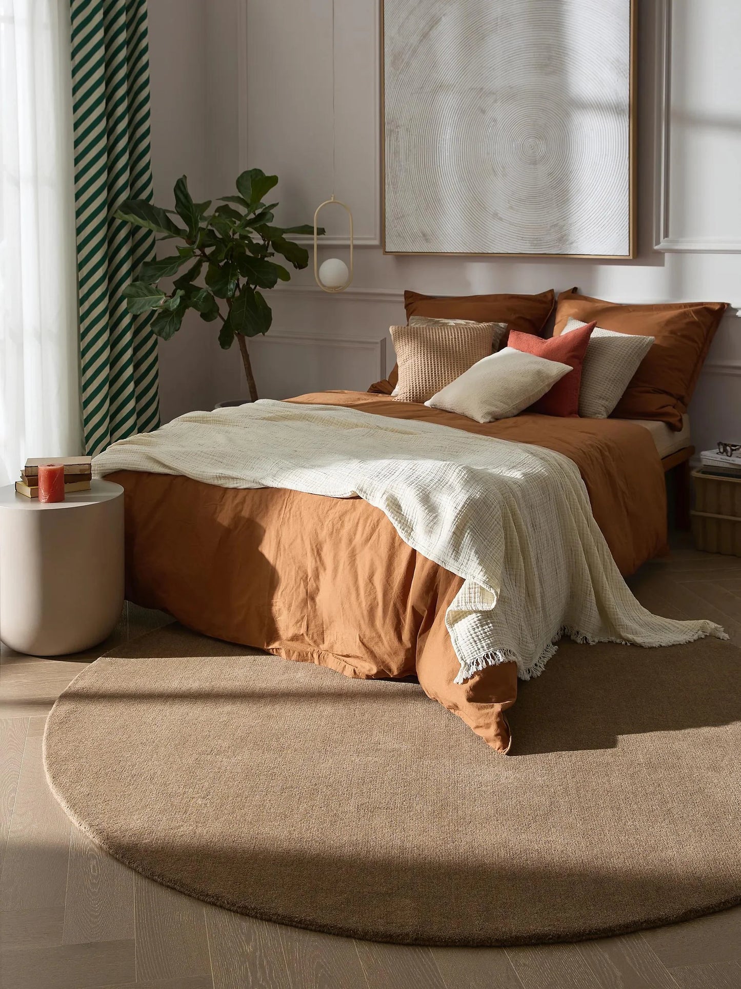 Covor rotund Covor Vera Brown 