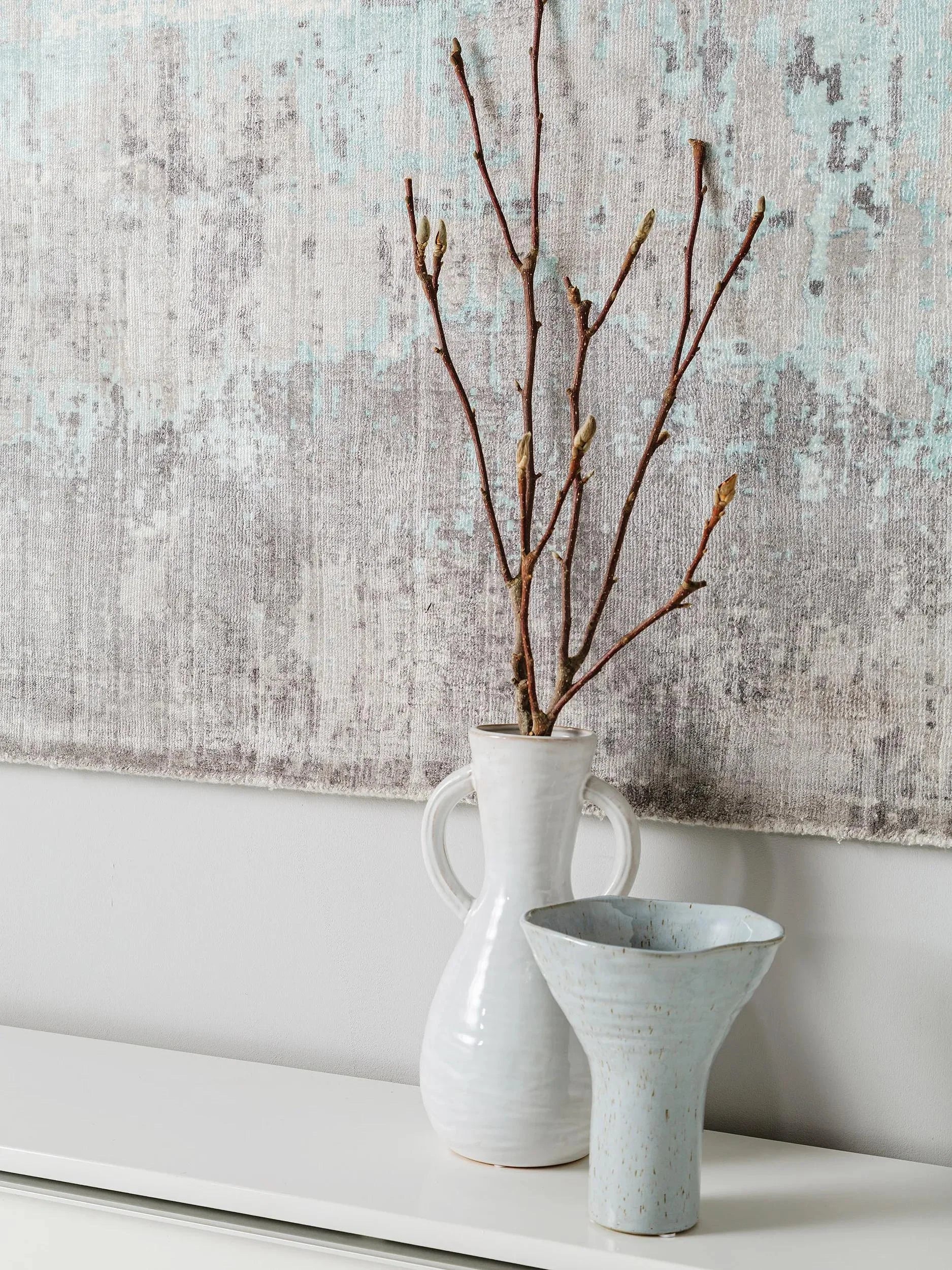 Covor din vâscoză Vito Light Blue 