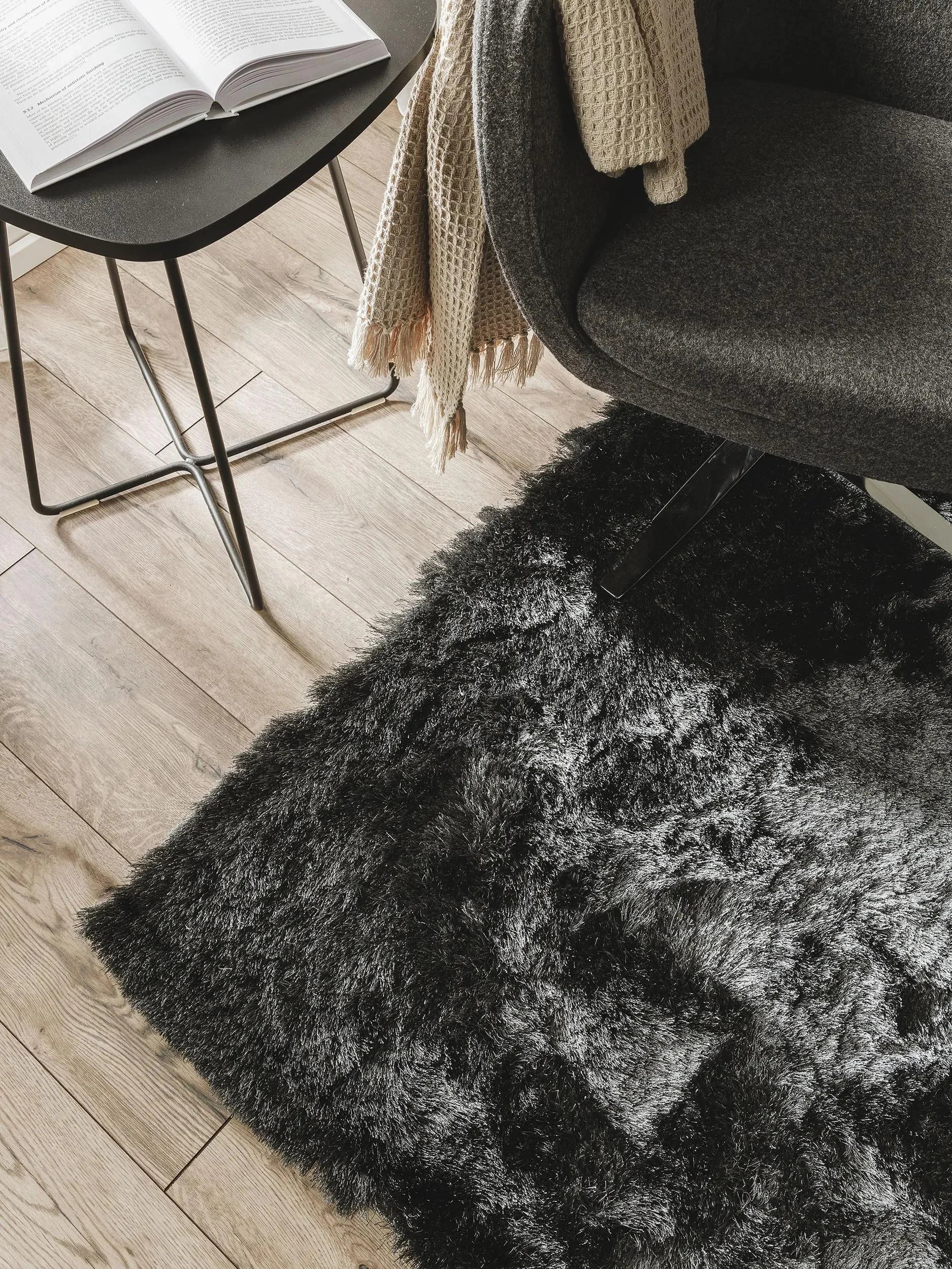 Covor Shaggy Whisper Charcoal