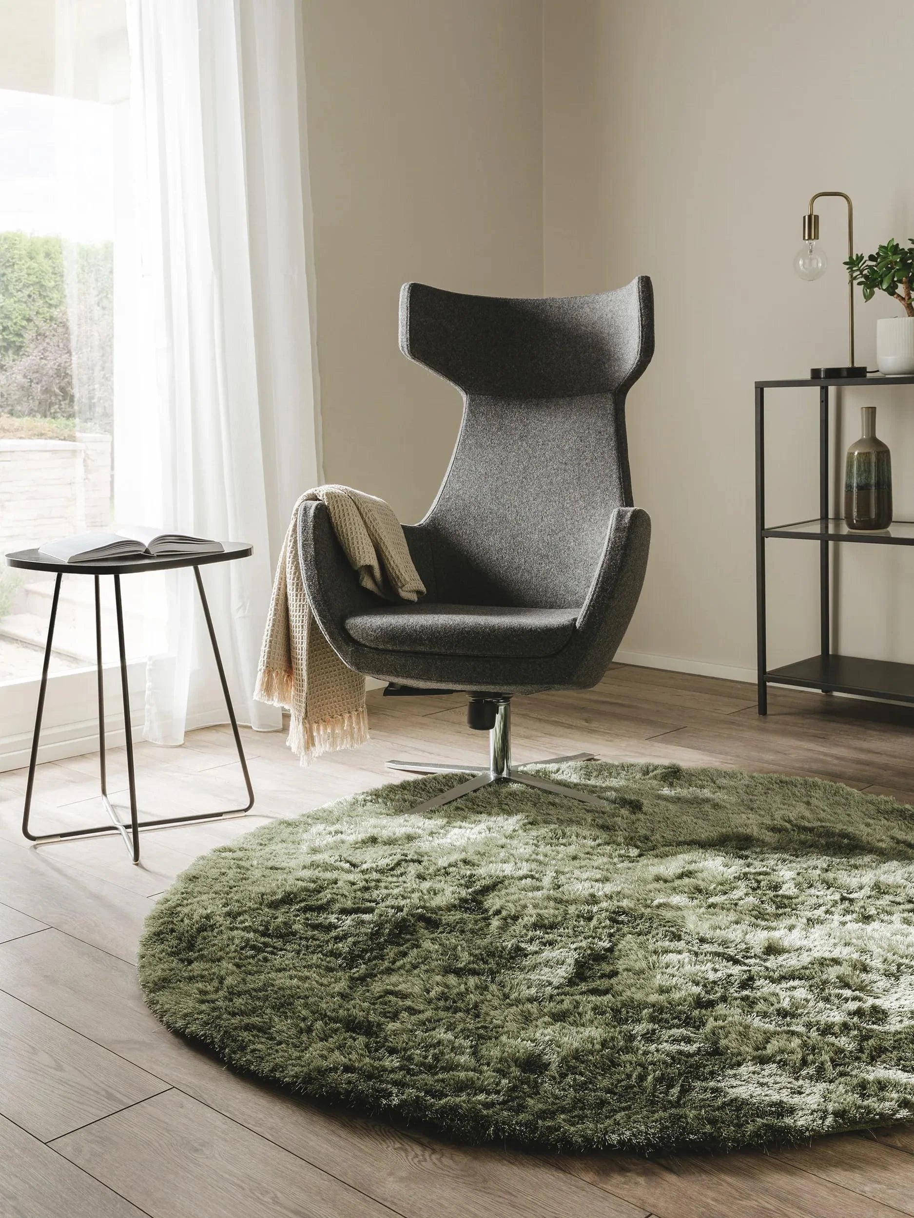 Covor Shaggy Whisper Green 