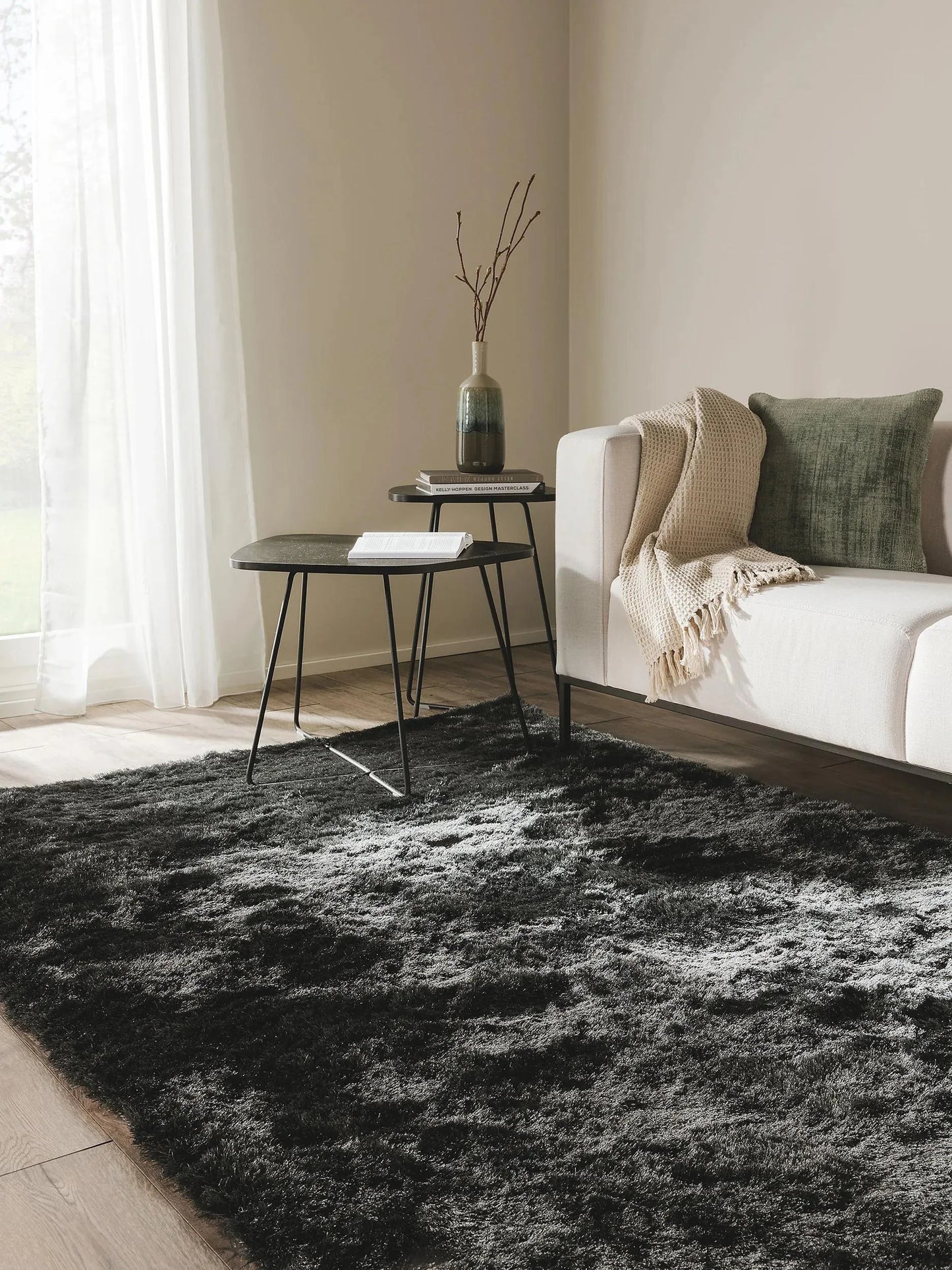 Covor Shaggy Whisper Charcoal