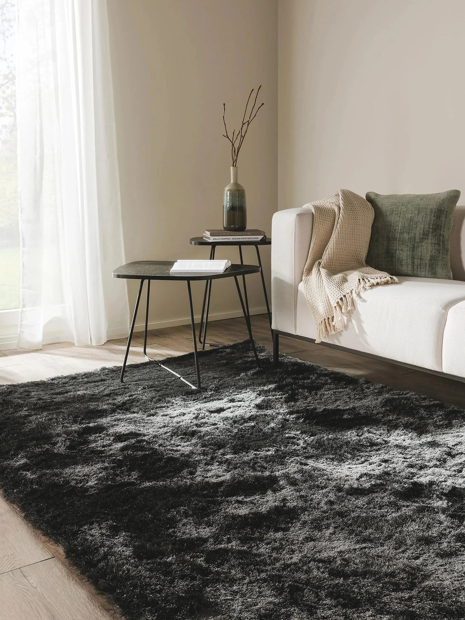 Covor Shaggy Whisper Charcoal