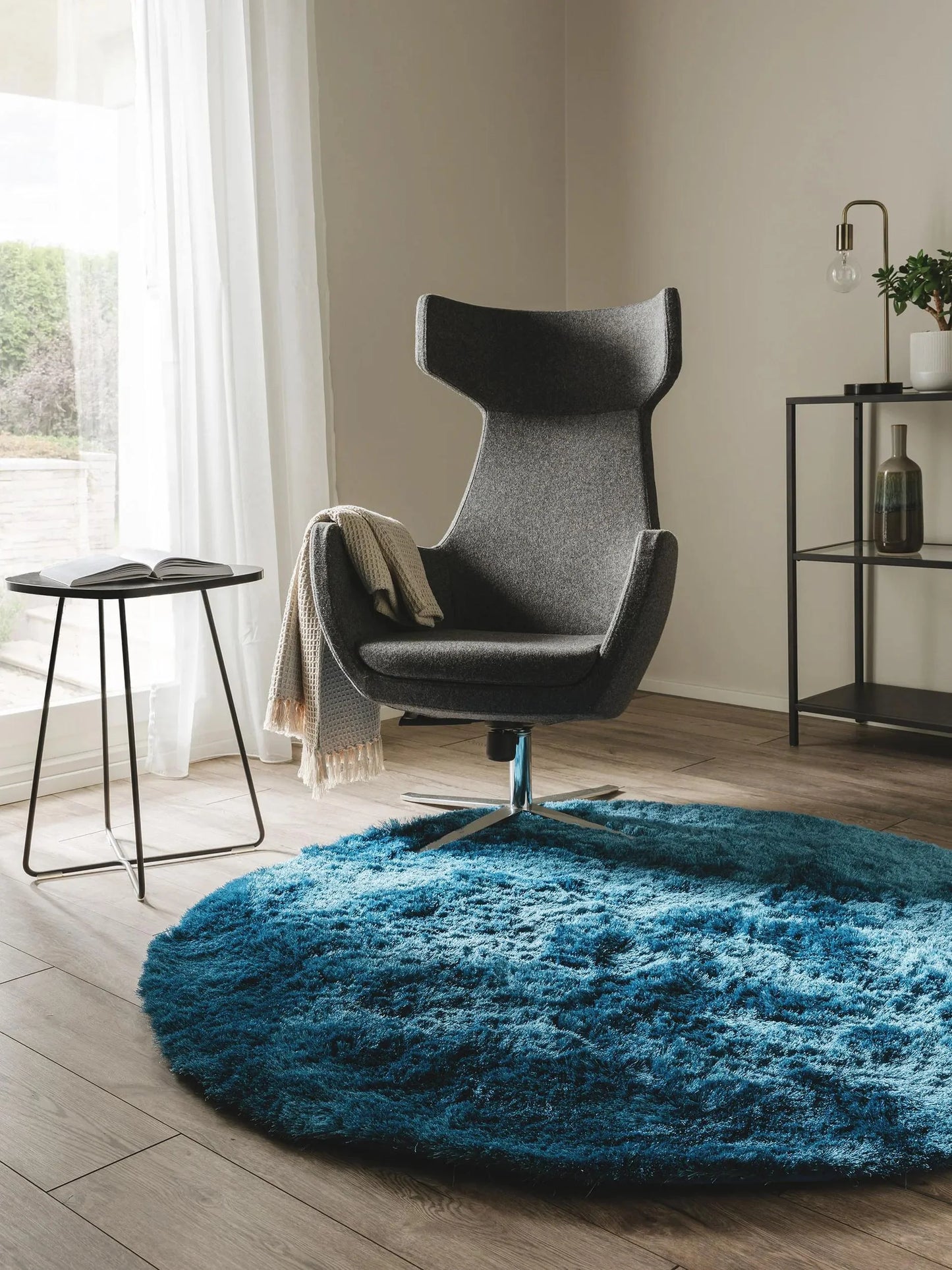 Covor Shaggy Whisper Blue