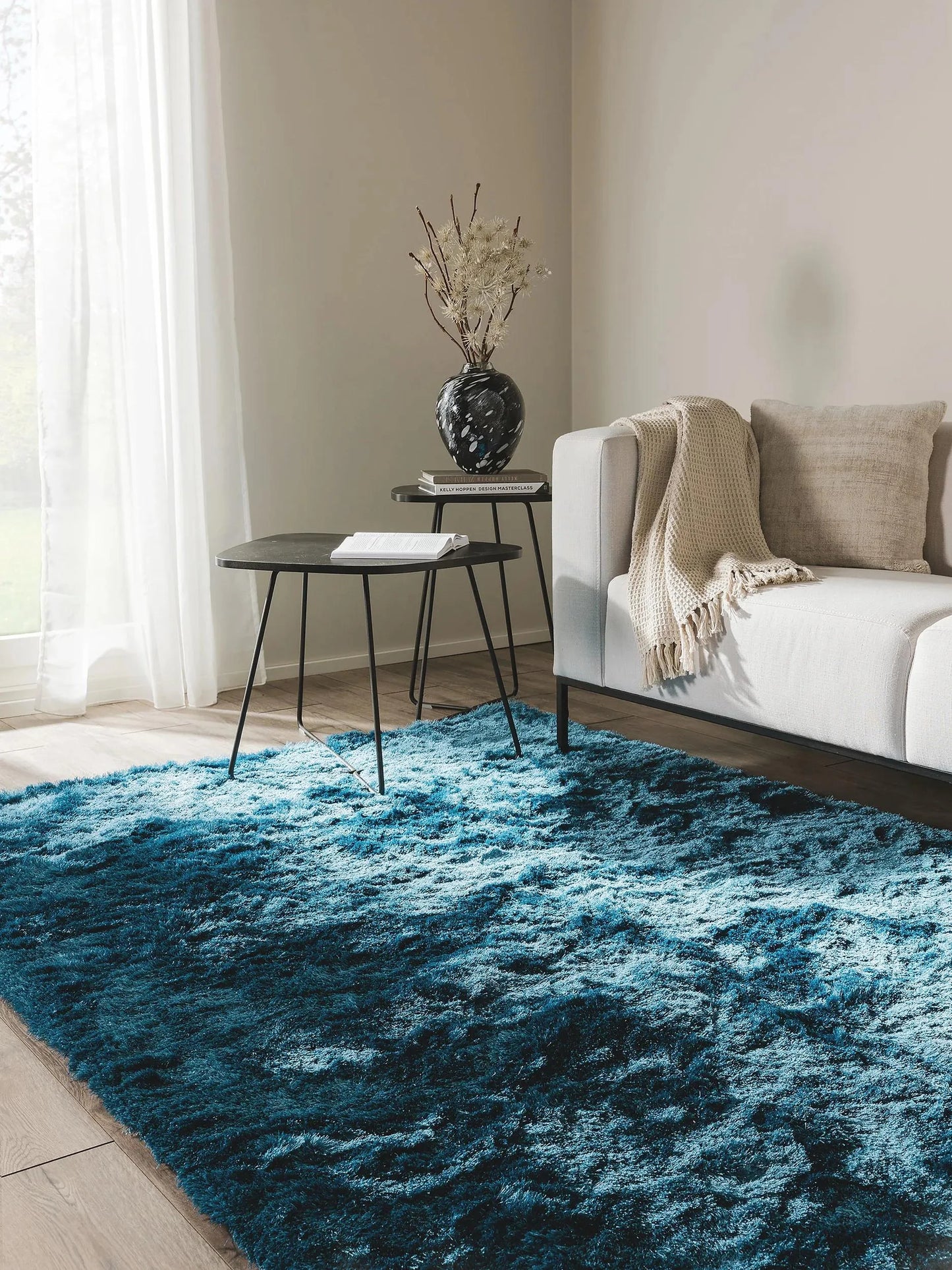 Covor Shaggy Whisper Blue