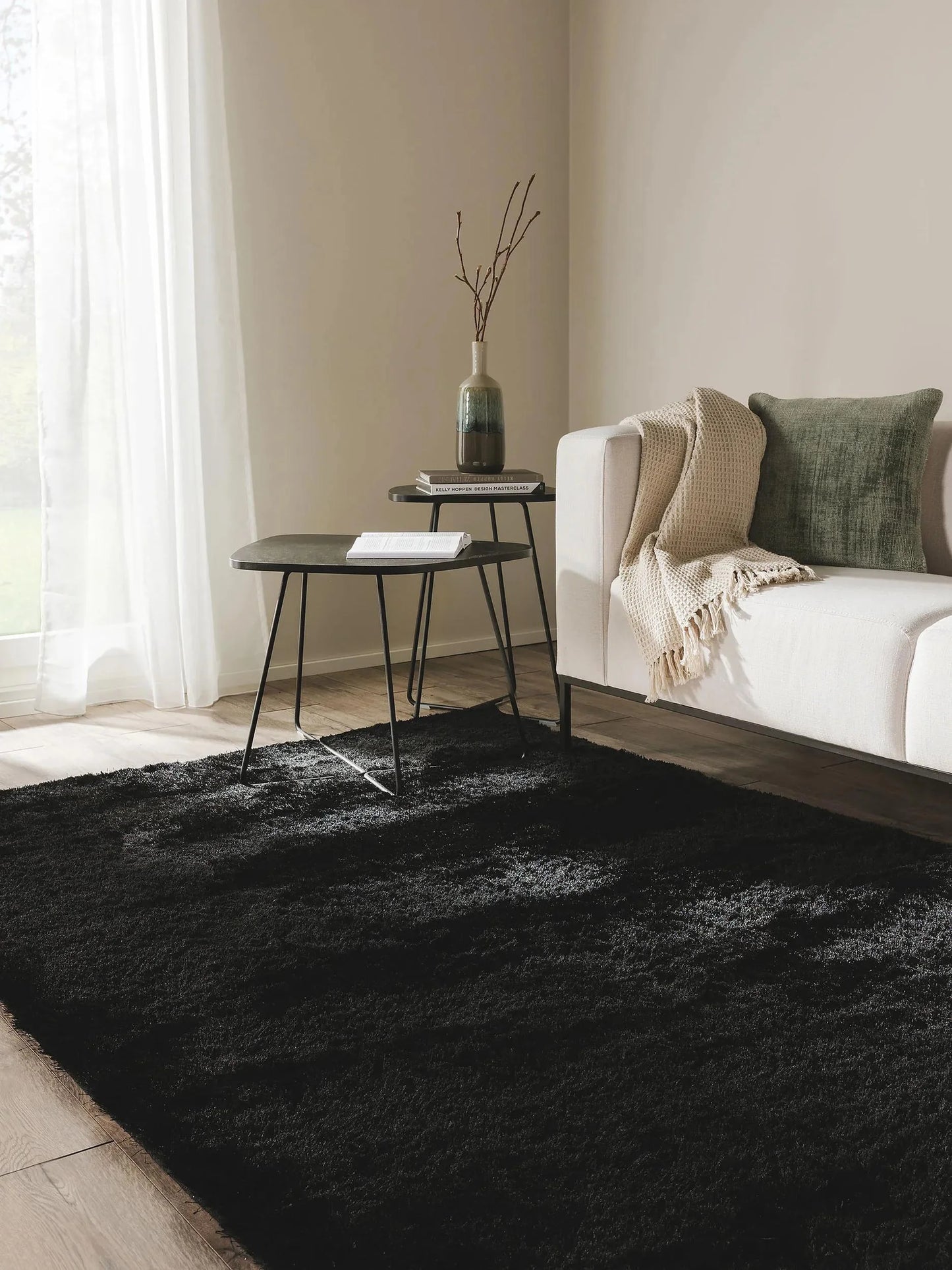 Covor Shaggy Whisper Black