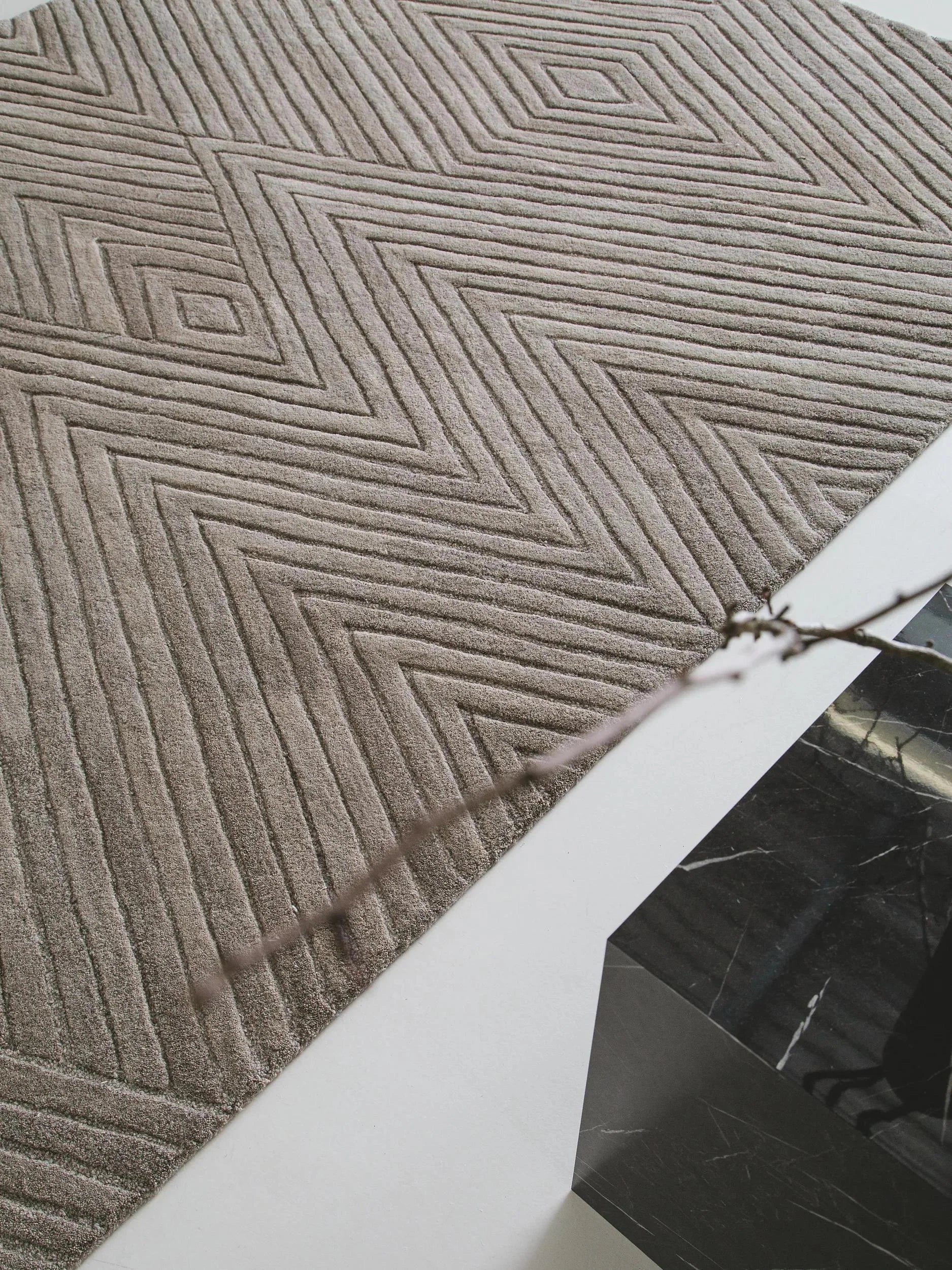 Covor de lână Yanis Beige/Light Brown 