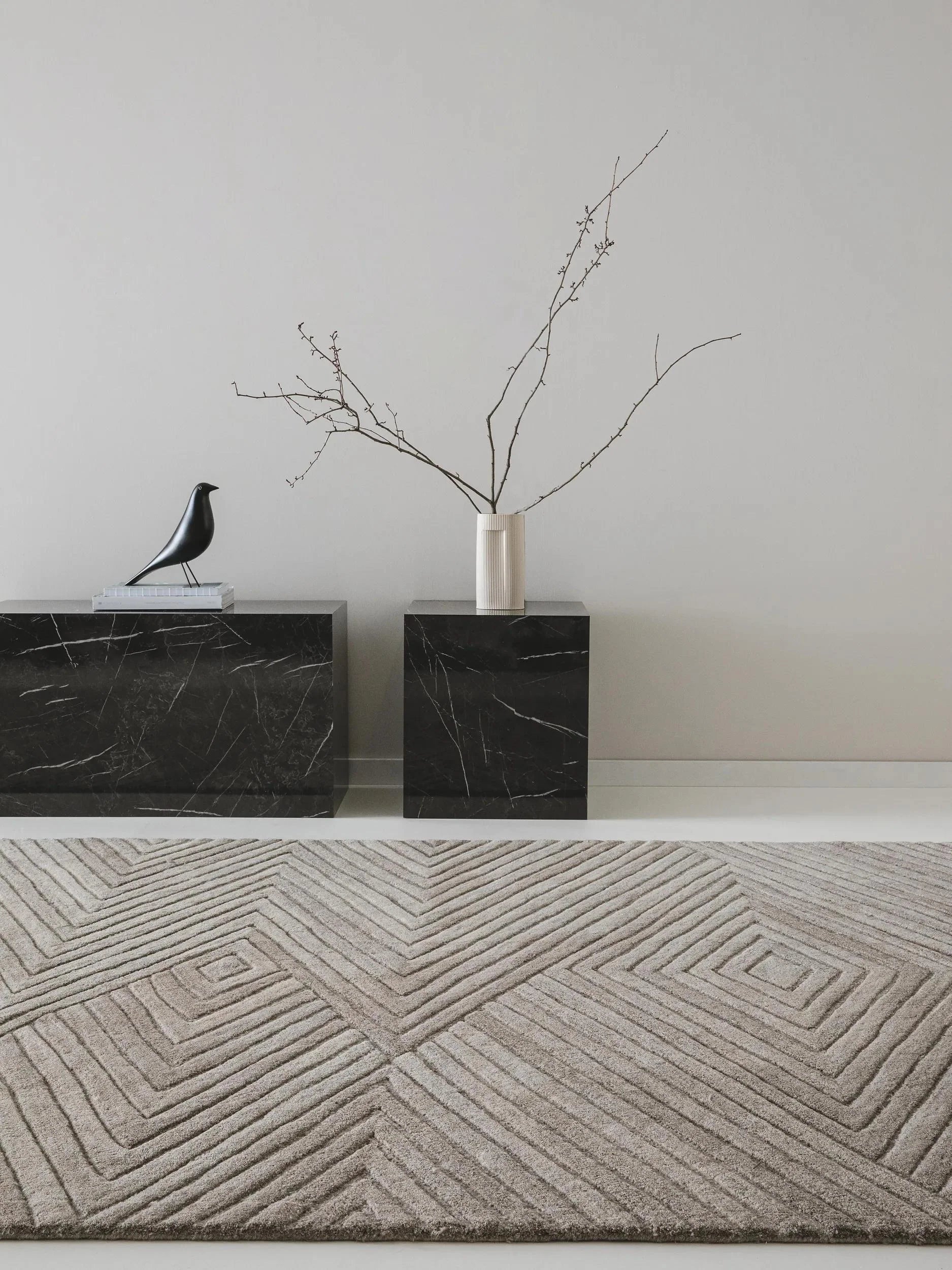 Covor de lână Yanis Beige/Light Brown