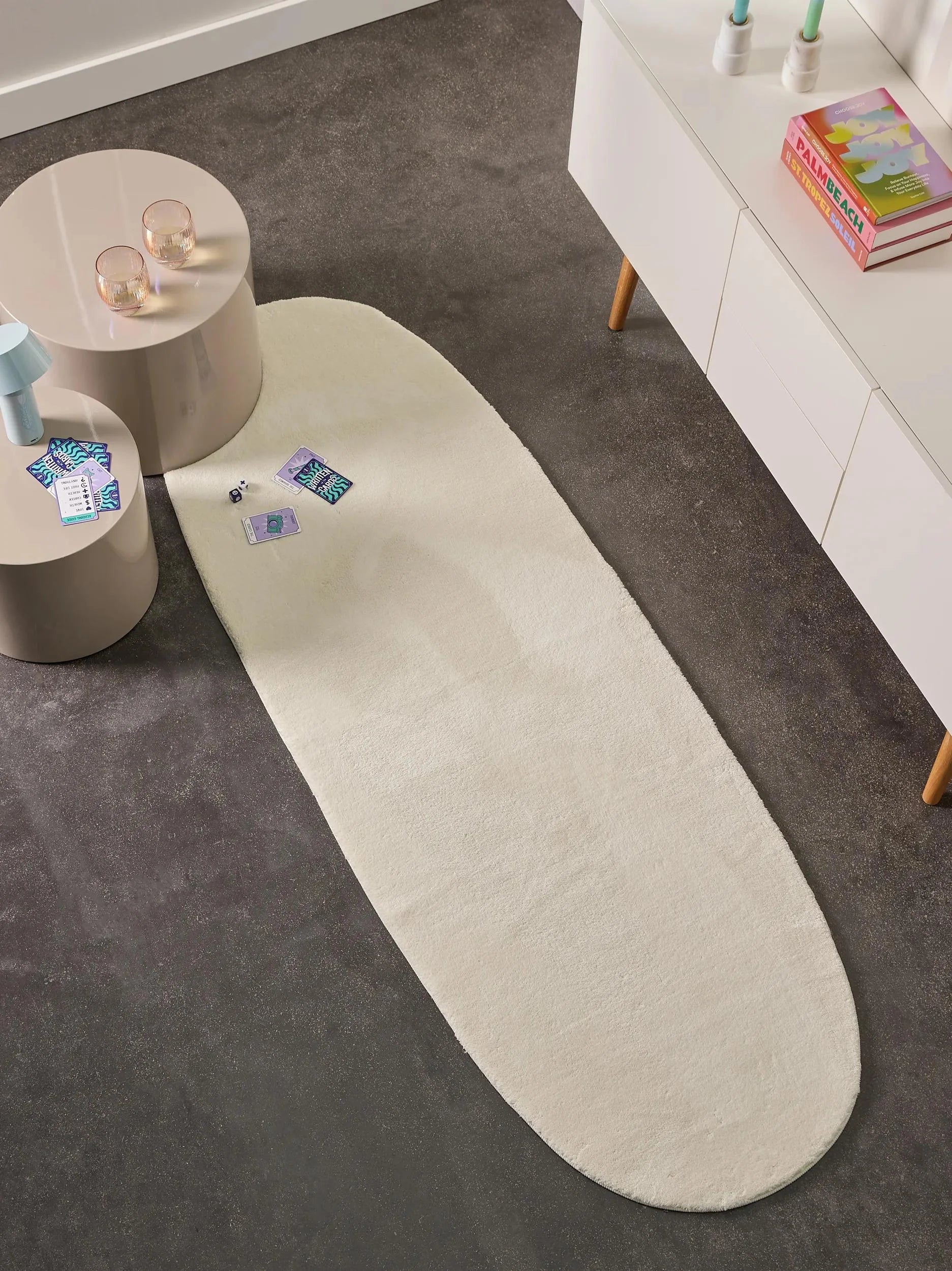 Covor Shaggy Yumi Ivory