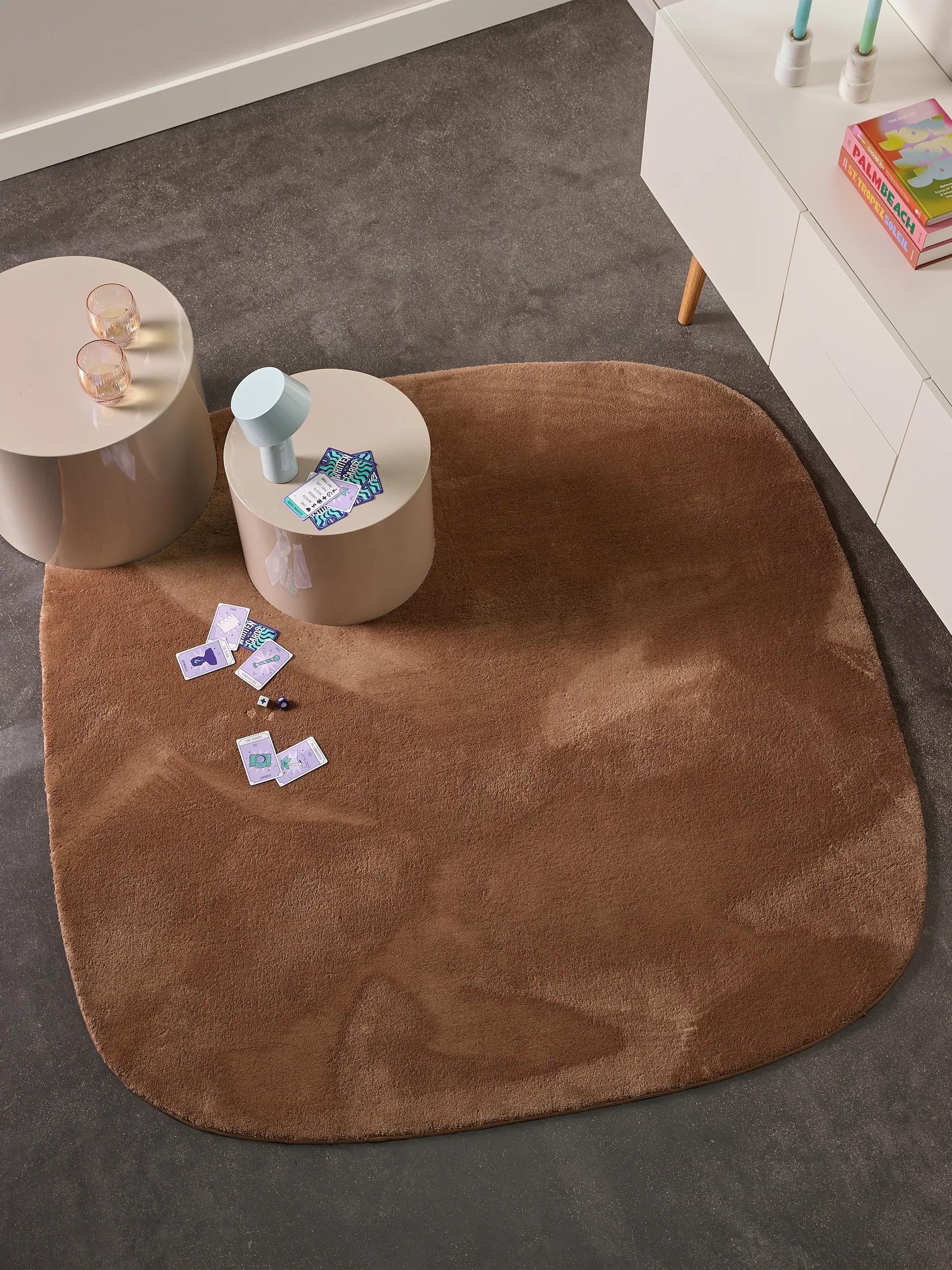 Covor Shaggy Yumi Brown