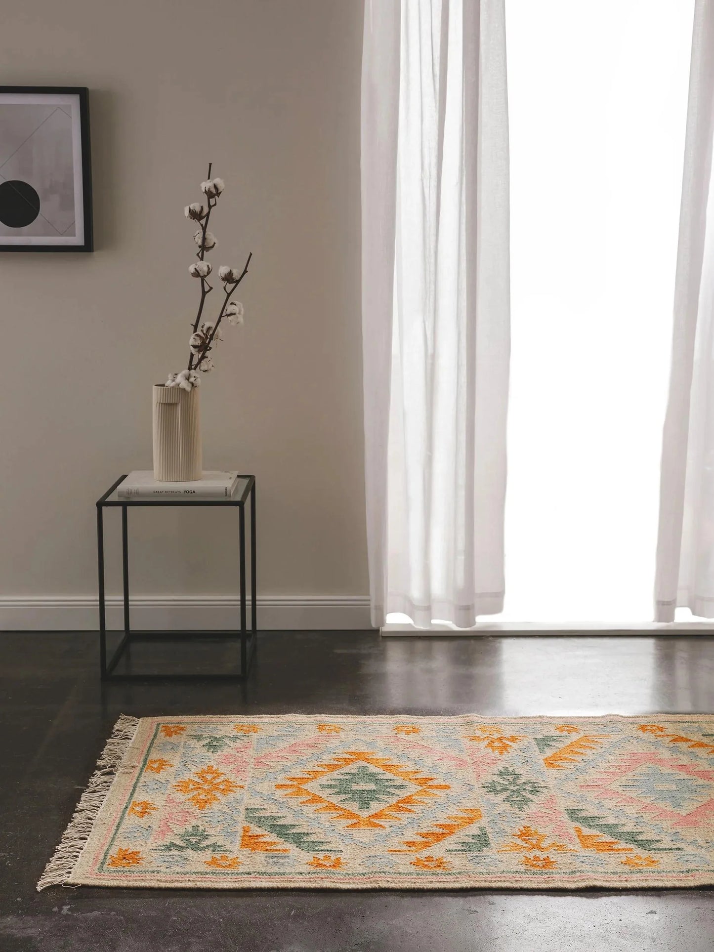 Hand Woven Kilim Zohra Multicolour/Beige 