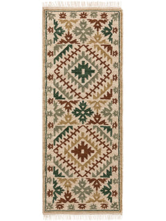 Hand Woven Kilim Zohra Green