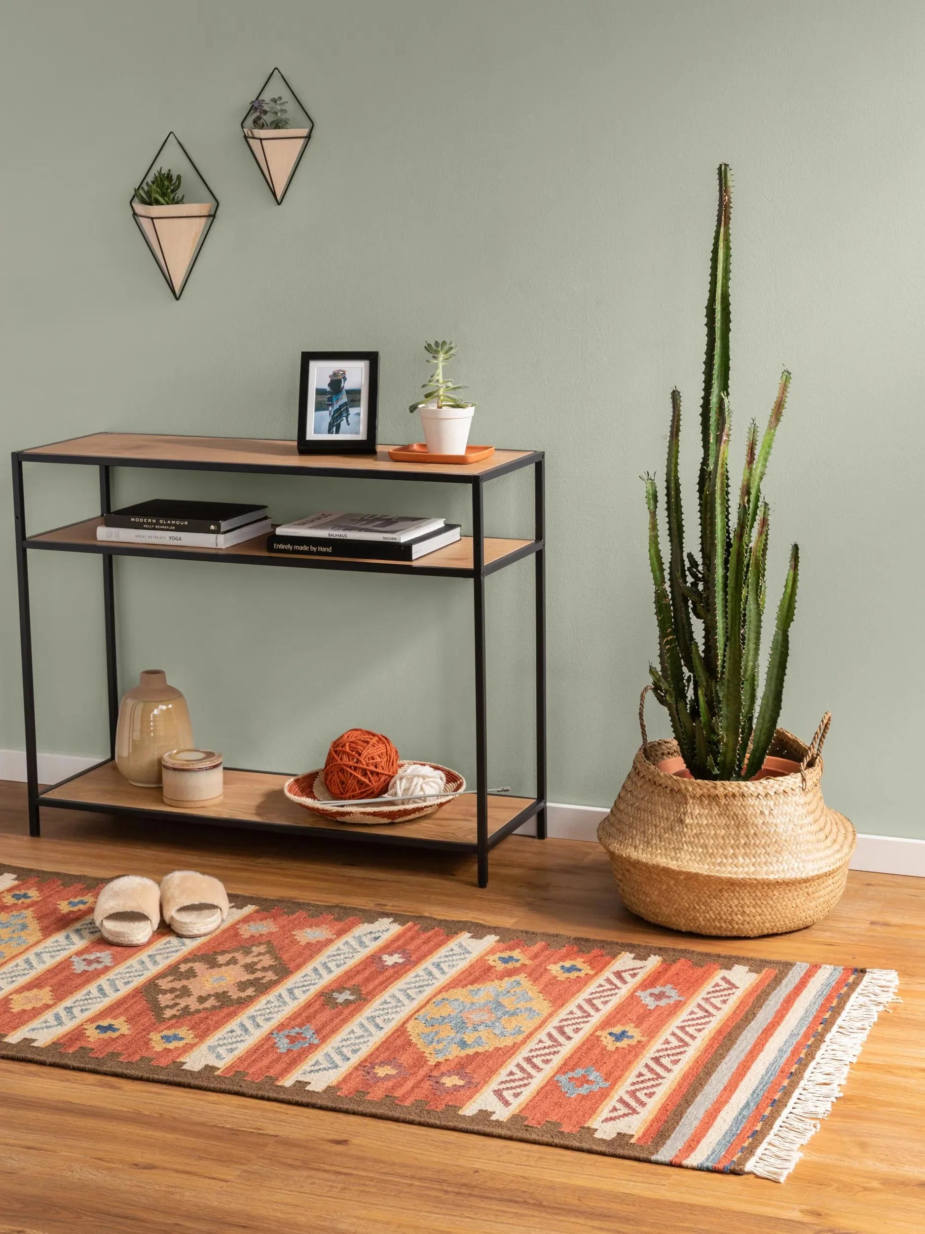 Hand Woven Kilim Zohra Multicolour/Red