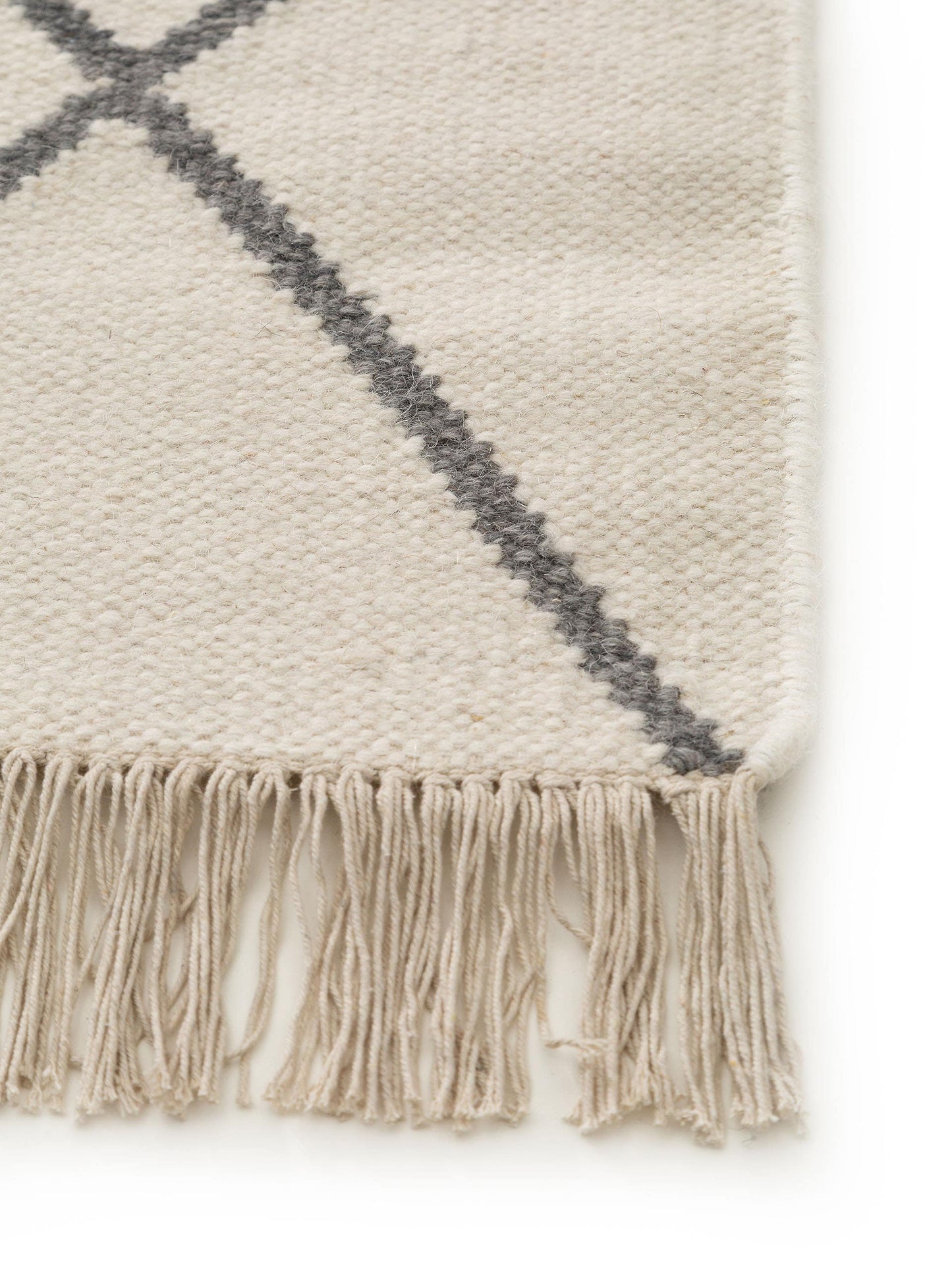 Hand Woven Kilim Vince Ivory 