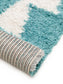 Covor Shaggy Selma Cream/Turquoise 