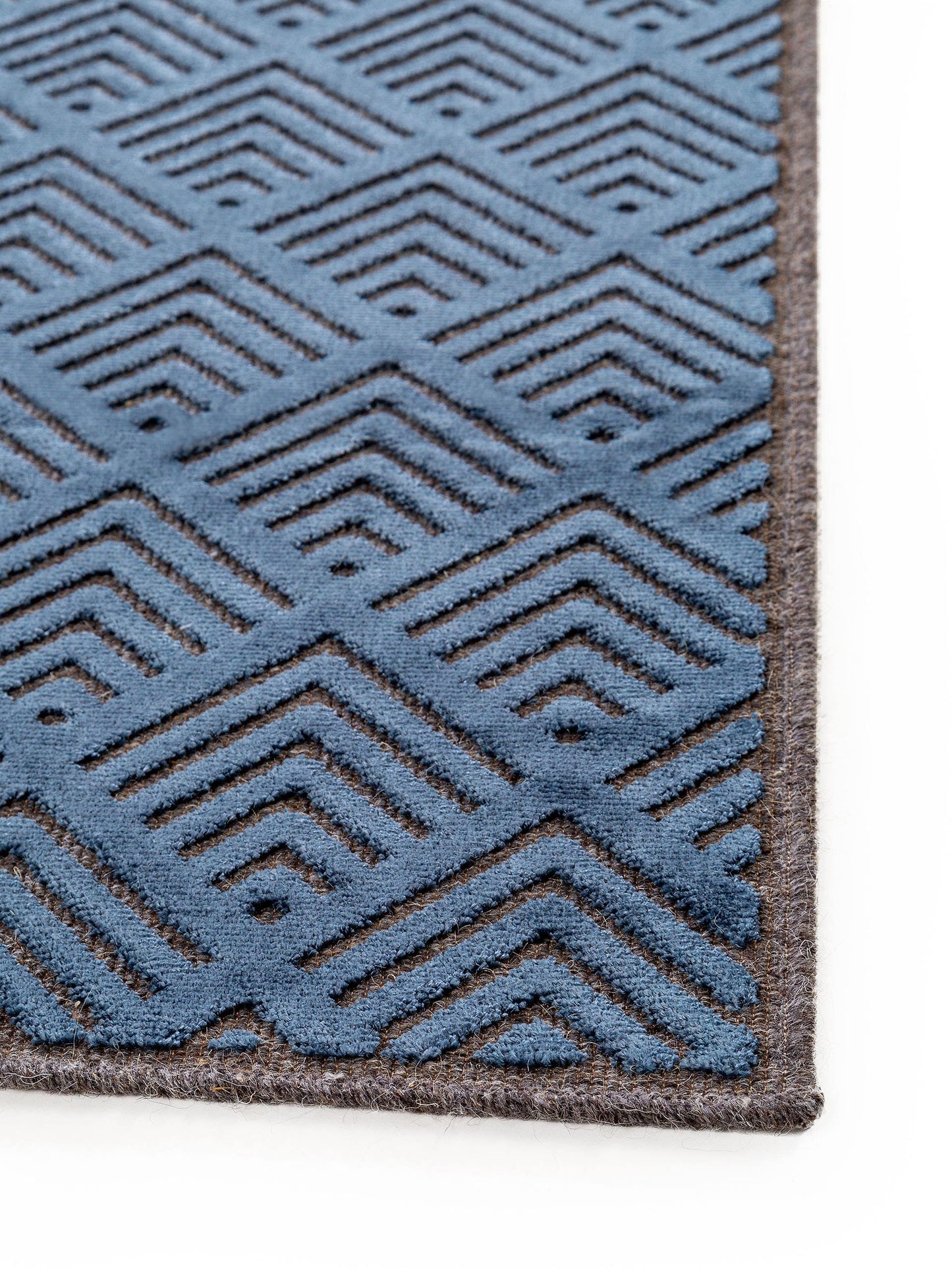 Covor din vâscoză North Dark Blue 