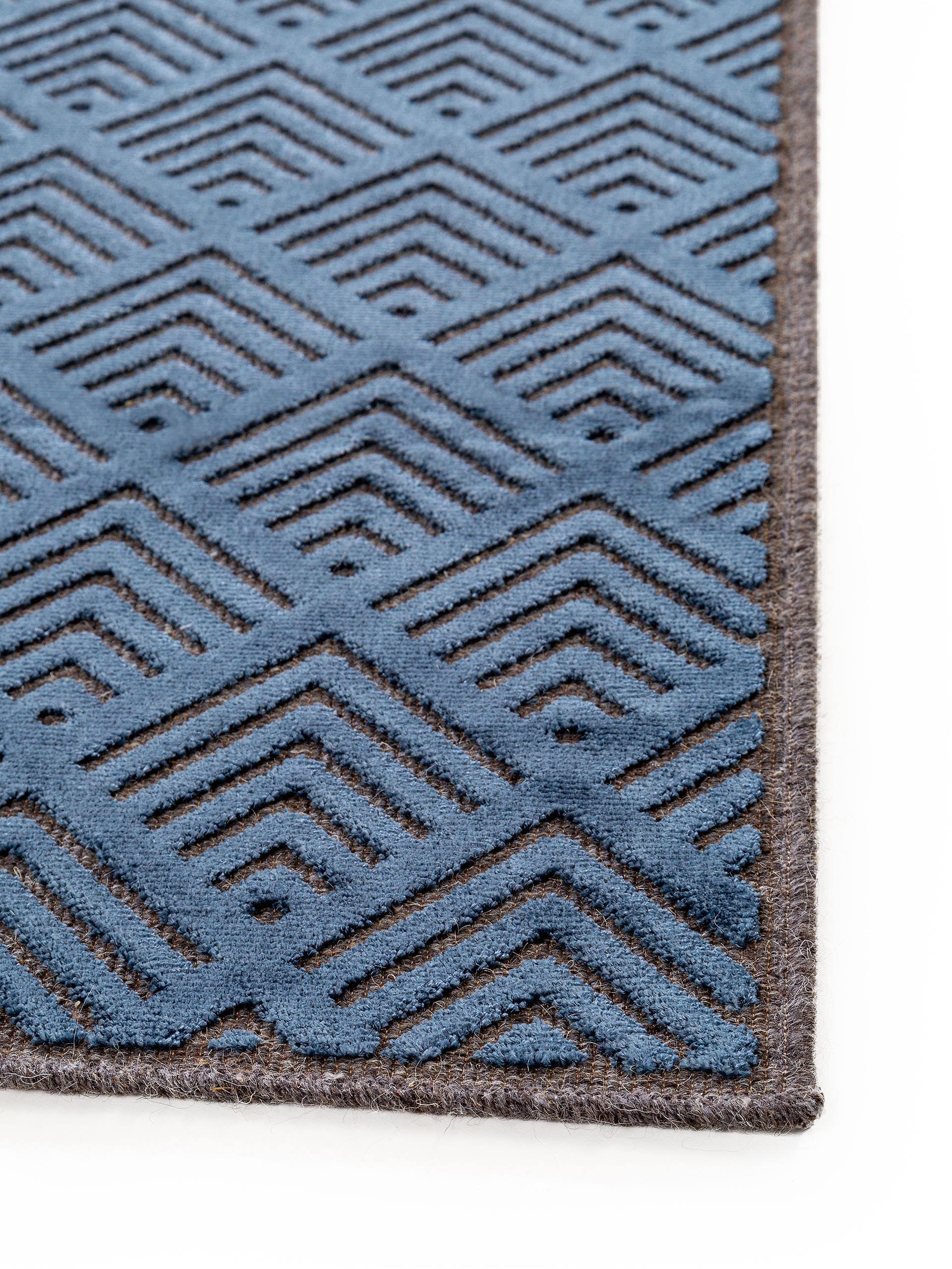 Covor din vâscoză North Dark Blue 