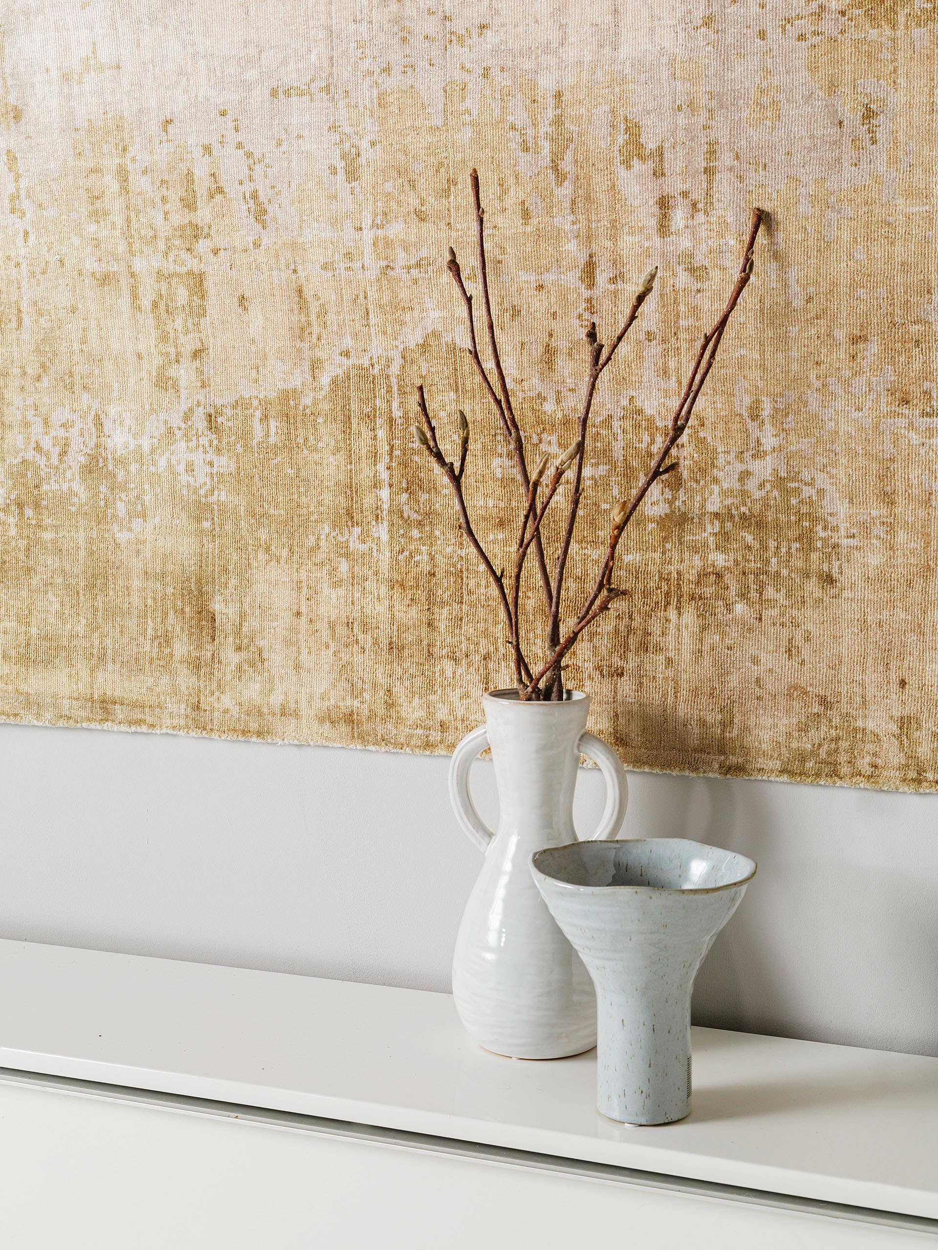 Covor din vâscoză Vito Light Brown 