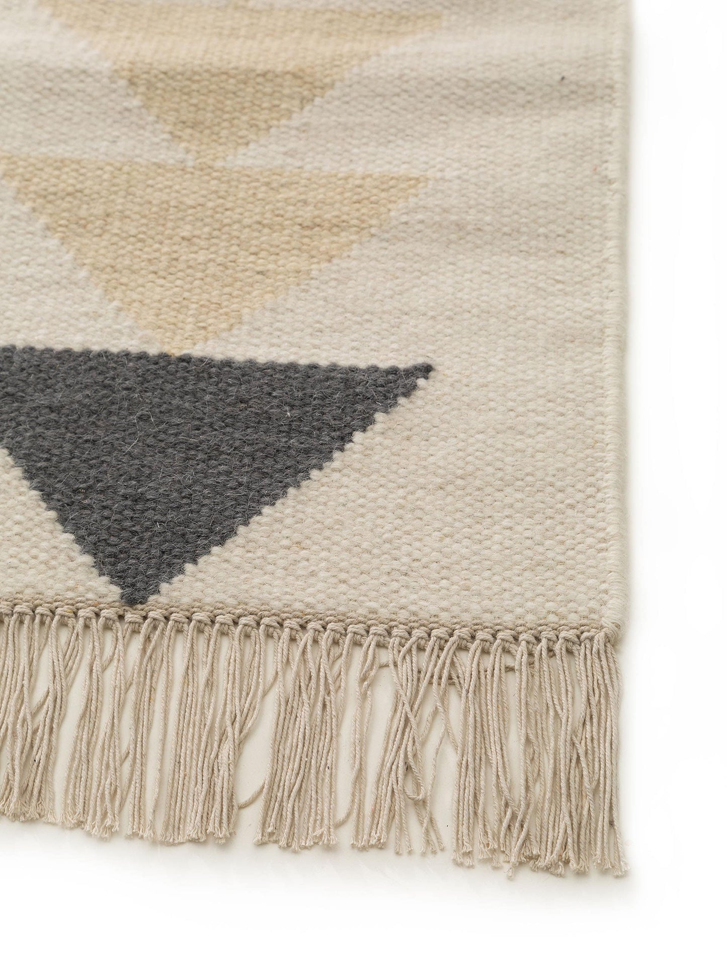 Hand Woven Kilim Vince Ivory 