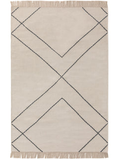 Hand Woven Kilim Vince Ivory