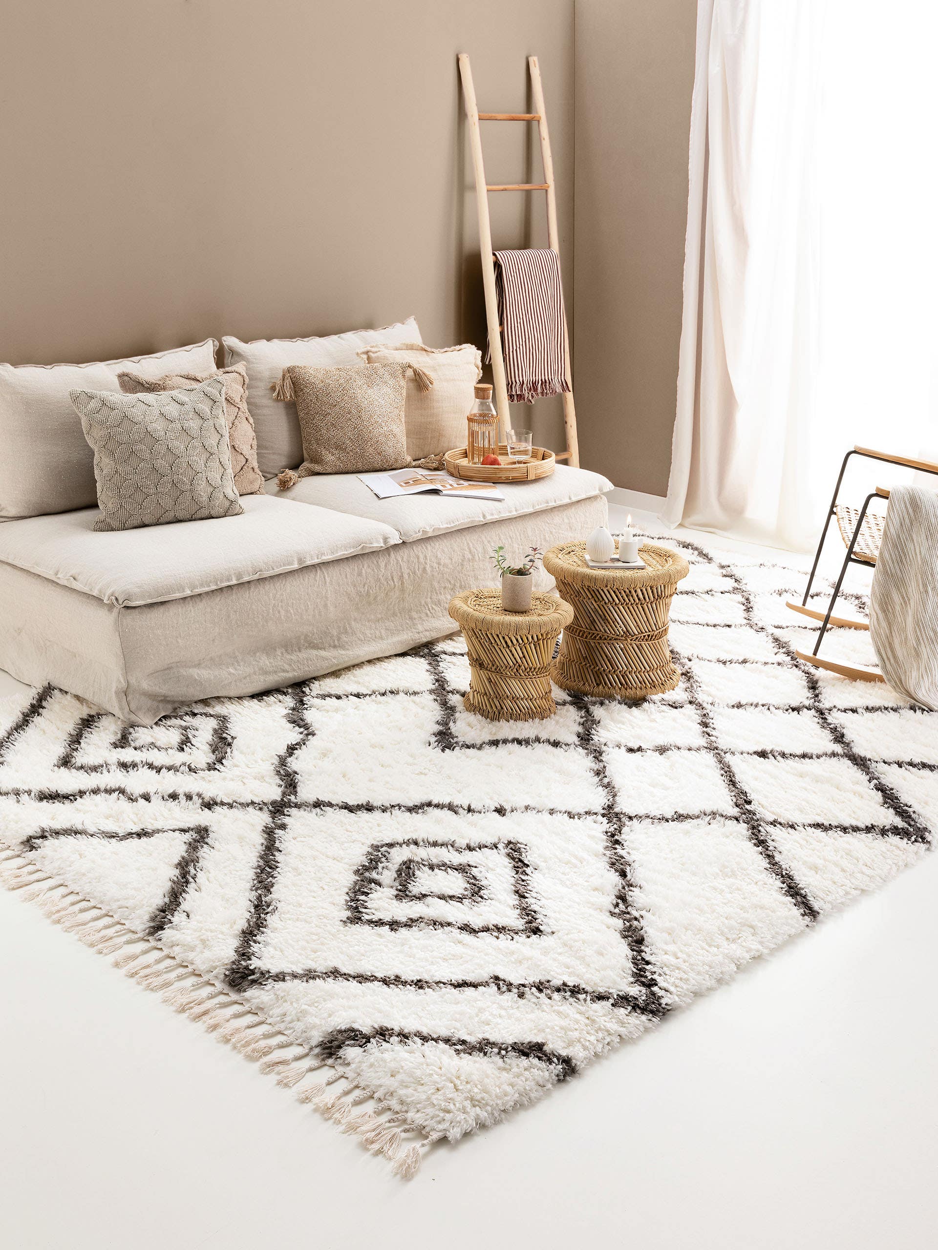 Covor Shaggy Ebba Beige 