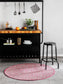 Covor rotund interior/exterior Cleo Rose 