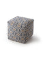 Pouf/taburet Palma Blue/Yellow 