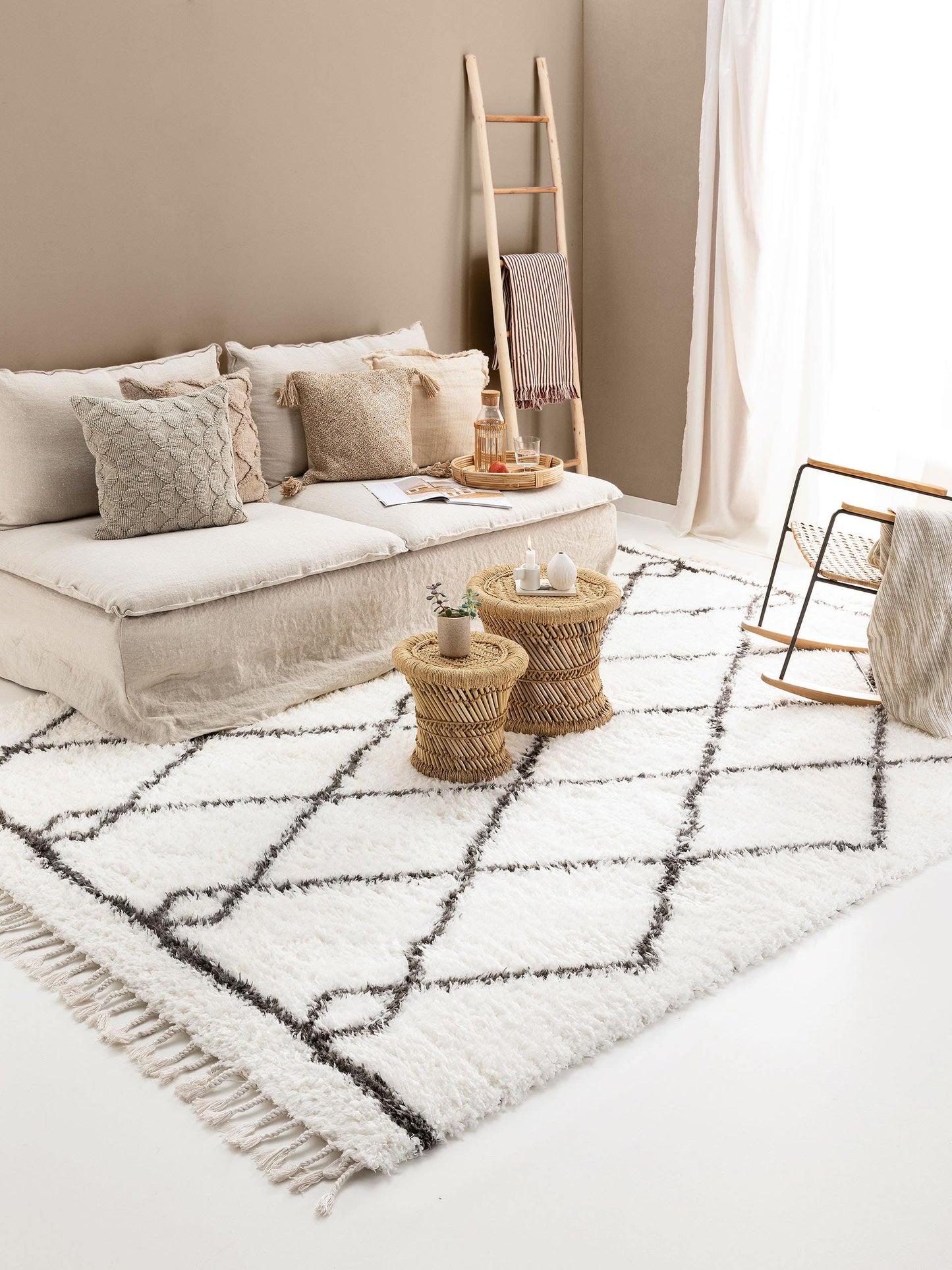 Covor Shaggy Ebba Beige 