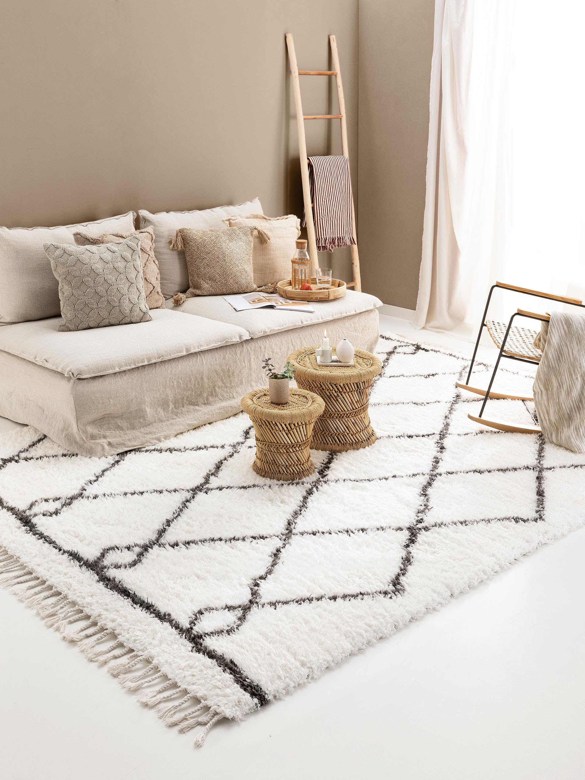 Covor Shaggy Ebba Beige 