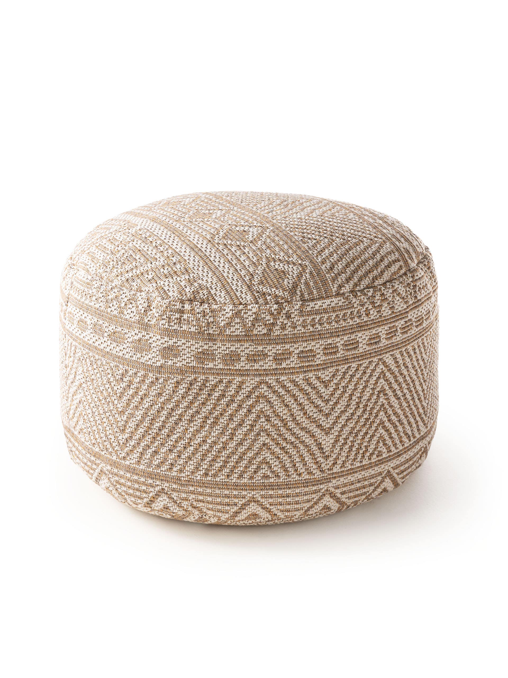 Pouf/taburet Naxos Cream/Taupe 