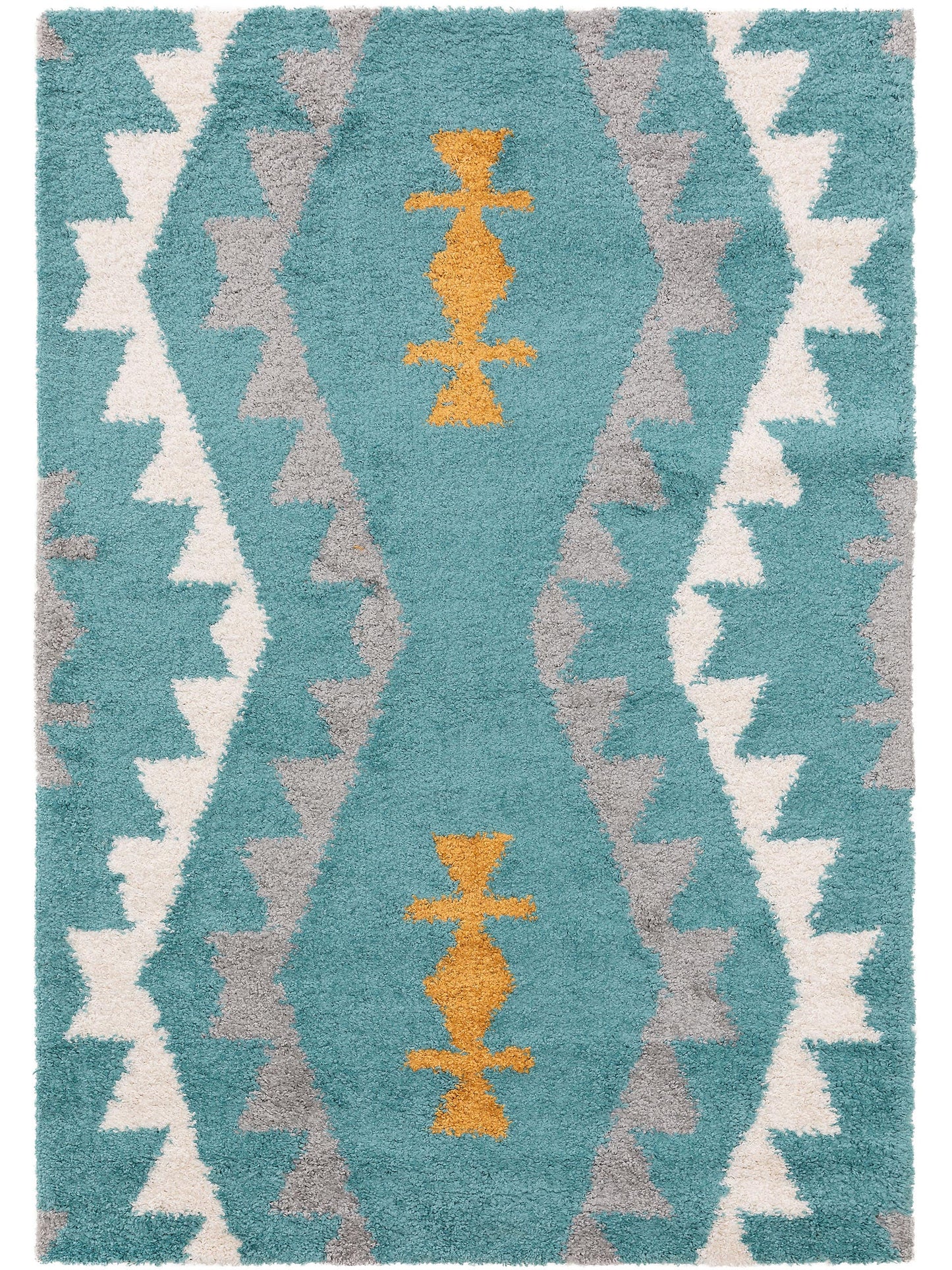 Covor Shaggy Selma Cream/Turquoise 