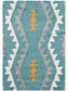 Covor Shaggy Selma Cream/Turquoise 