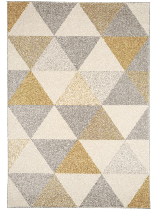 Covor țesătură plată Pastel Yellow 