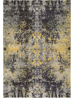 Covor Casa Charcoal/Yellow